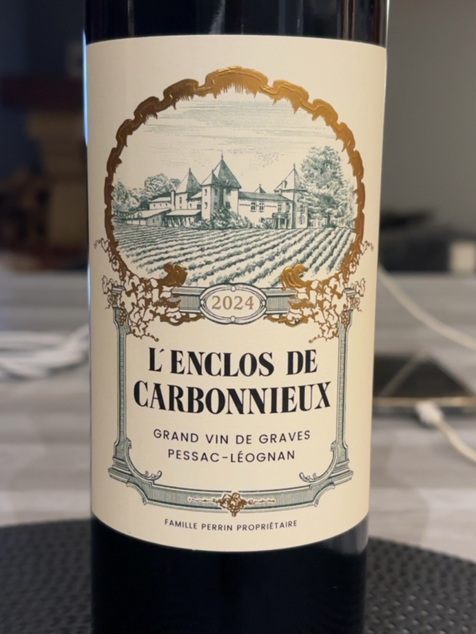 Étiquette de L’Enclos de Carbonnieux Rouge, Château Carbonnieux
