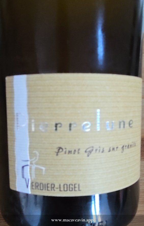 Étiquette de Pierrelune, Cave Verdier Logel