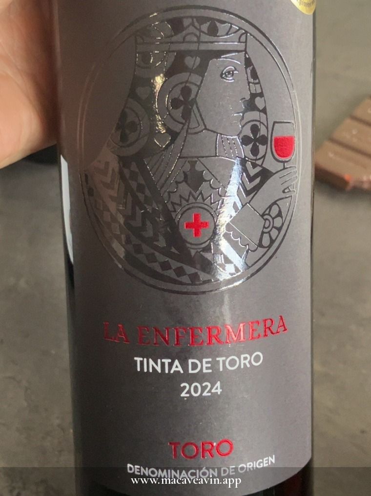 Étiquette de La Enfermera, Hacienda Terra d’Uro