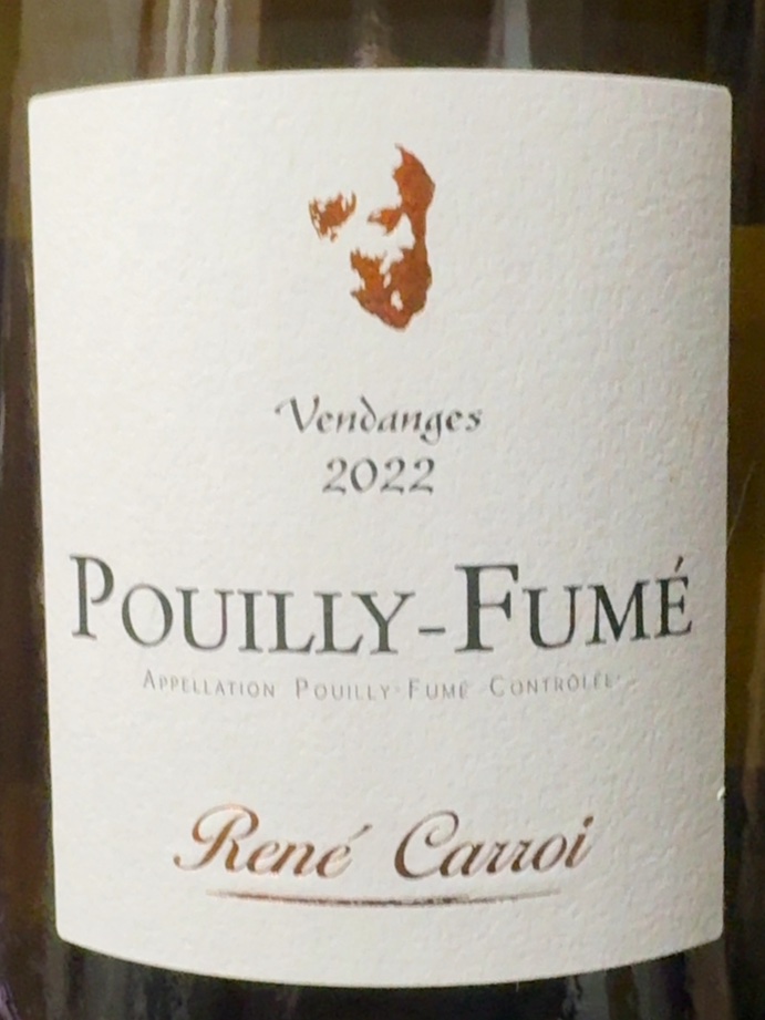 Étiquette de Vendanges, René Carroi