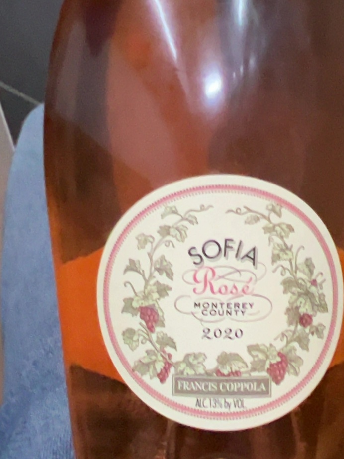 Étiquette de Sofia Rosé, Francis Ford Coppola Winery