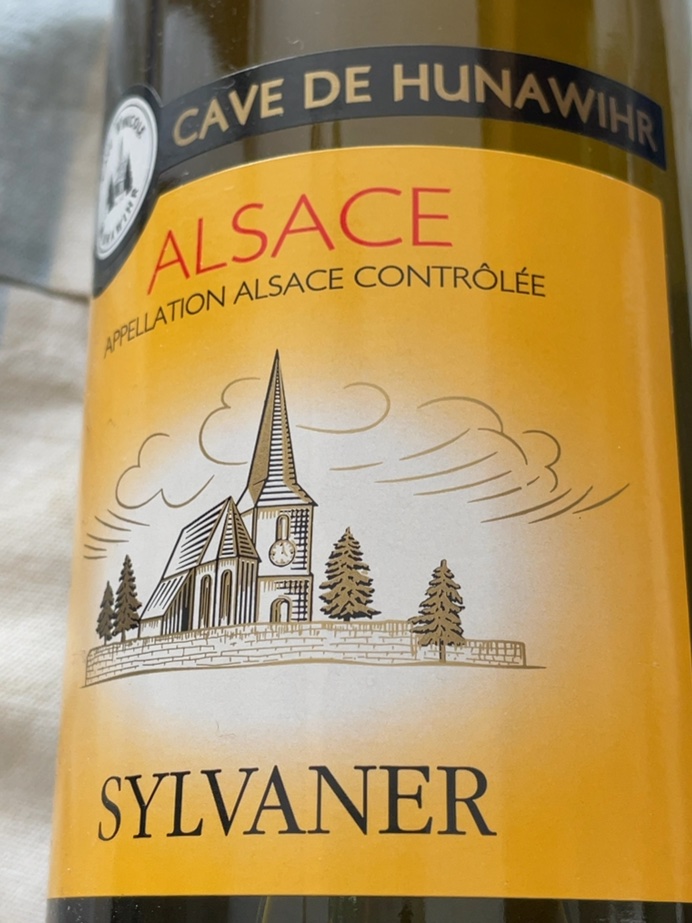 Étiquette de Sylvaner Réserve, Cave Vinicole de Hunawihr