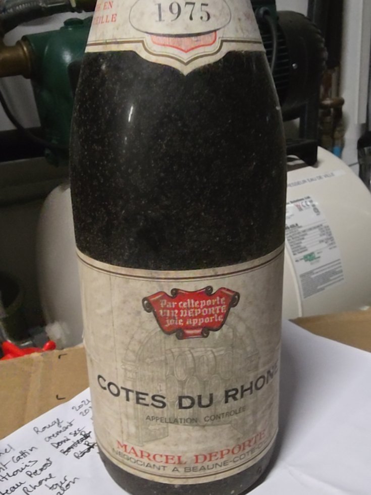 Étiquette de Côtes du Rhône, Marcel Delporte
