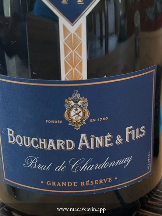 Étiquette de Brut de Chardonnay Grande Cuvée, Bouchard Aîné & Fils