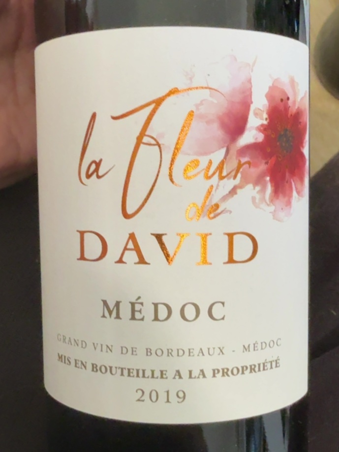 Étiquette de La Fleur de David, Château David