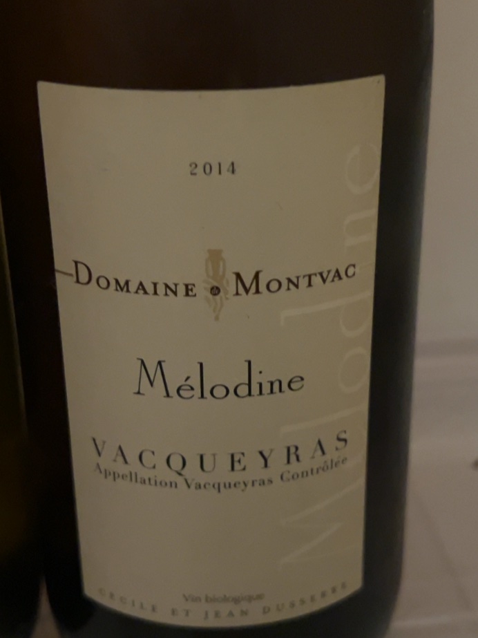 Étiquette de Mélodine, Domaine de Montvac