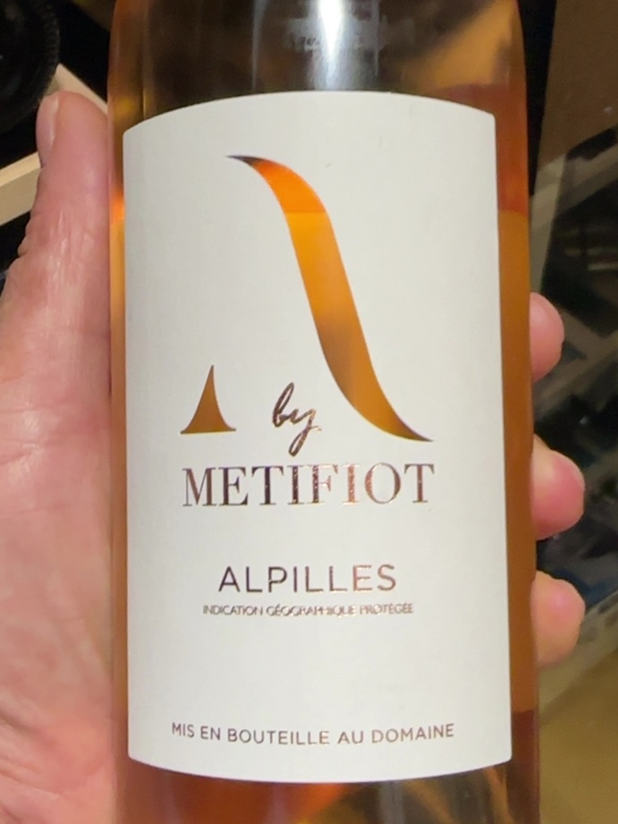 Étiquette de M by Métifiot Rosé, Domaine de Métifiot