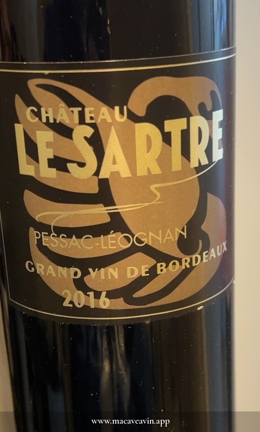 Étiquette de Château Le Sartre, Château Le Sartre