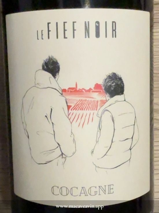 Étiquette de Cocagne, Domaine Le Fief Noir