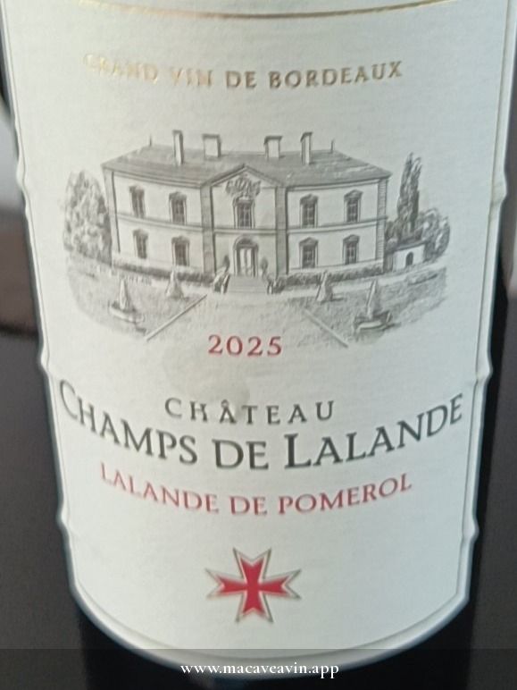 Étiquette de Château Champs de Lalande, Château Champs de Lalande