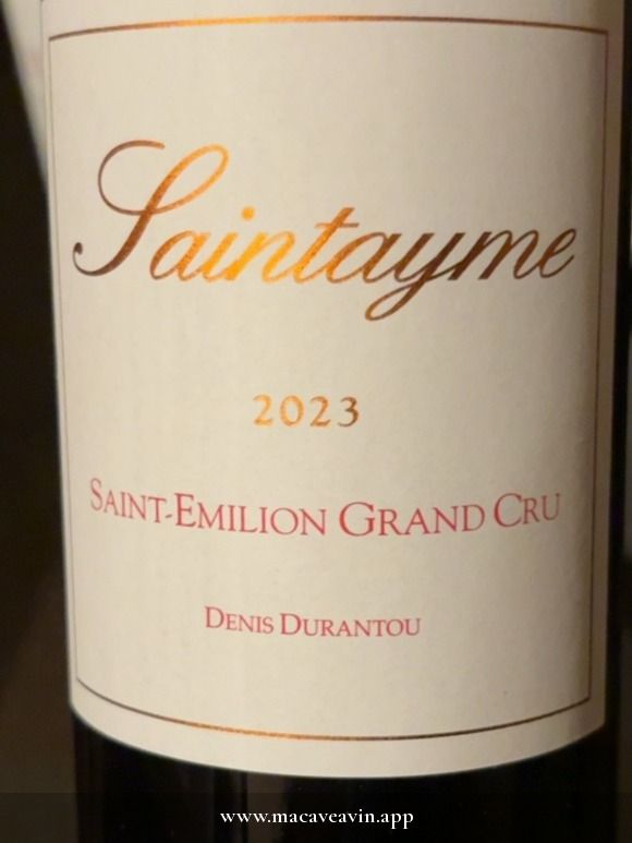 Étiquette de Château Saintayme, Château Saintayme