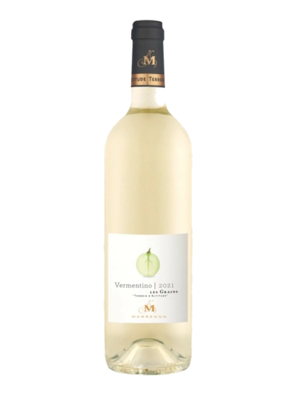 Étiquette de Les Grains Vermentino, Marrenon