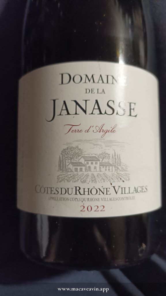 Étiquette de Cuvée Vieilles Vignes, Domaine de la Janasse