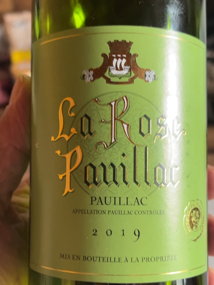 Étiquette de La Rose Pauillac, La Rose Pauillac