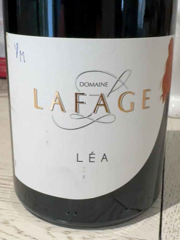 Étiquette de Léa, Domaine Lafage