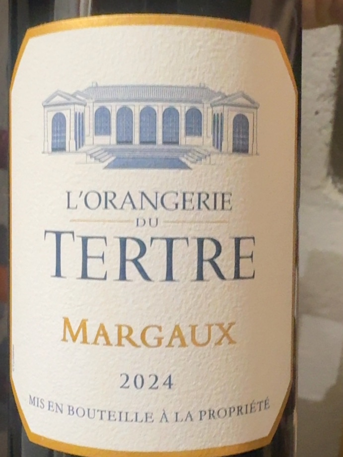 Étiquette de L'Orangerie du Tertre, Château du Tertre