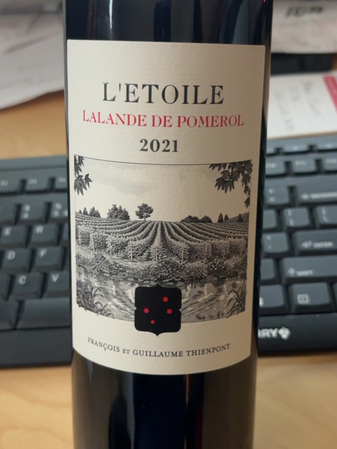 Étiquette de L’Étoile, François et Guillaume Thienpont