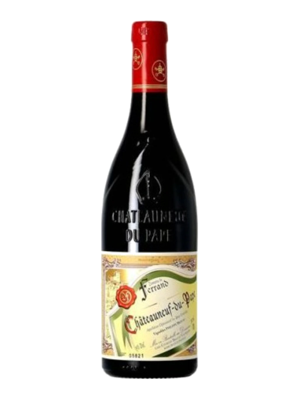 Étiquette de Châteauneuf-du-Pape, Domaine de Ferrand