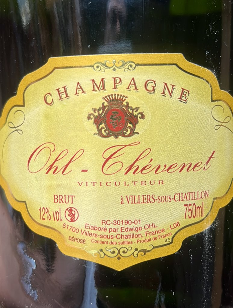 Étiquette de Ohl-Thévenet Brut, Ohl-Thévenet