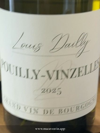 Étiquette de Pouilly-Vinzelles, Louis Dailly