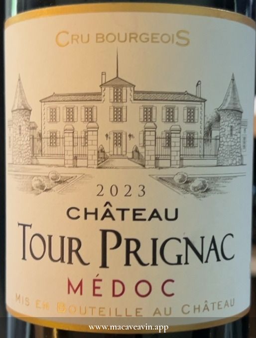 Étiquette de Château Tour Prignac, Château Tour Prignac