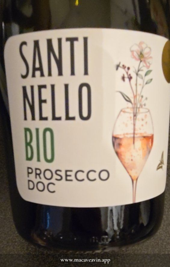 Étiquette de Bio Prosecco, Casa Vinicola Botter Santi Nello