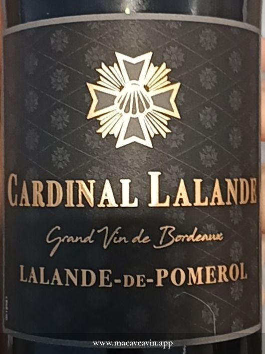 Étiquette de Cardinal Lalande, Maison Le Star