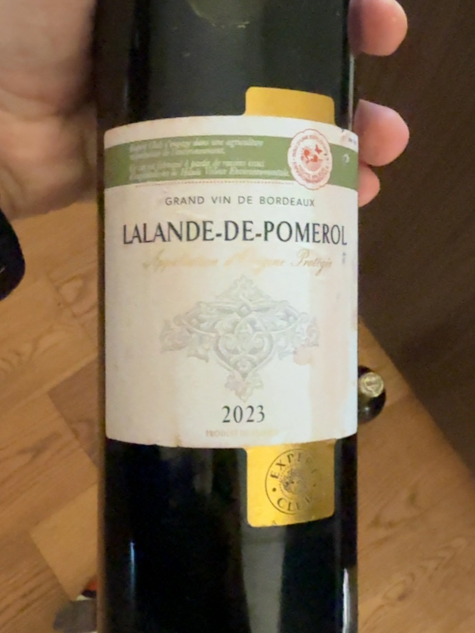 Étiquette de Lalande-de-Pomerol, Expert Club