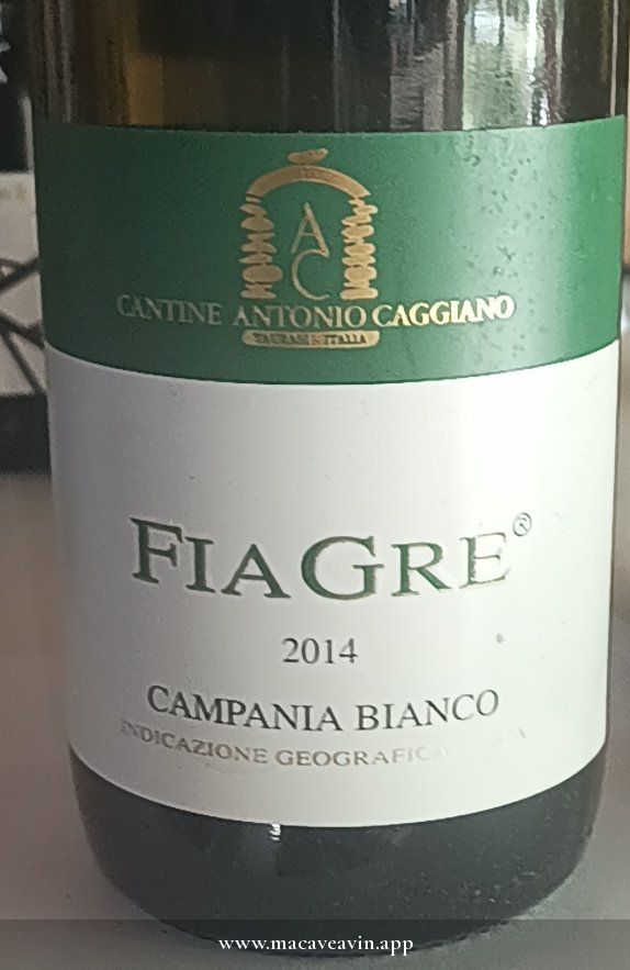 Étiquette de Fiagré, Cantine Antonio Caggiano