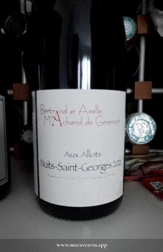 Étiquette de Aux Allots, Bertrand et Axelle Machard de Gramont