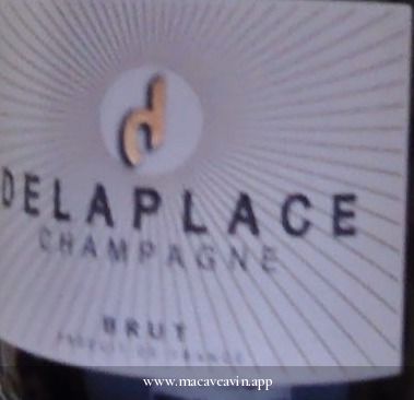 Étiquette de Champagne Delaplace Brut, Delaplace