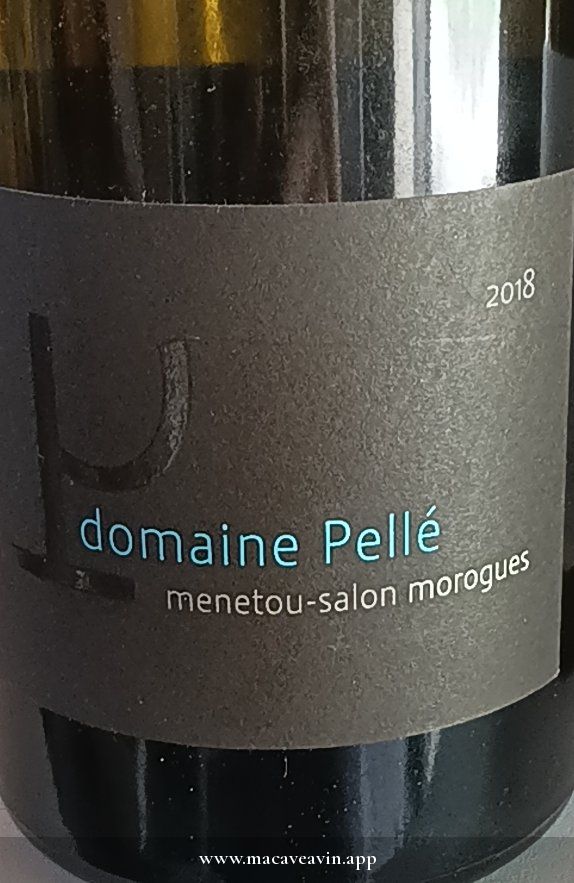 Étiquette de Morogues blanc, Domaine Pellé