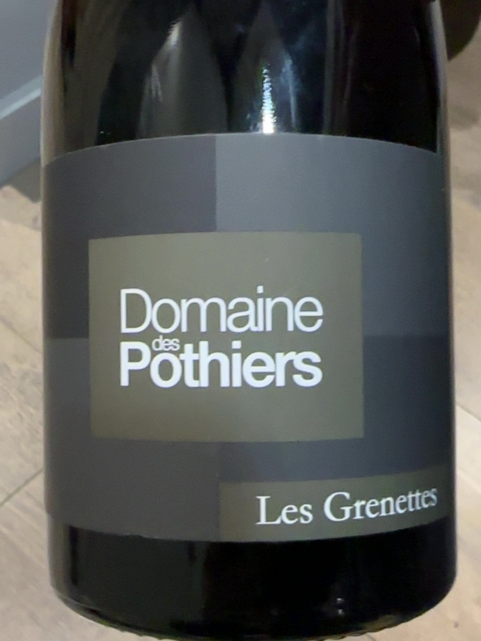 Étiquette de Les Grenettes, Domaine des Pothiers