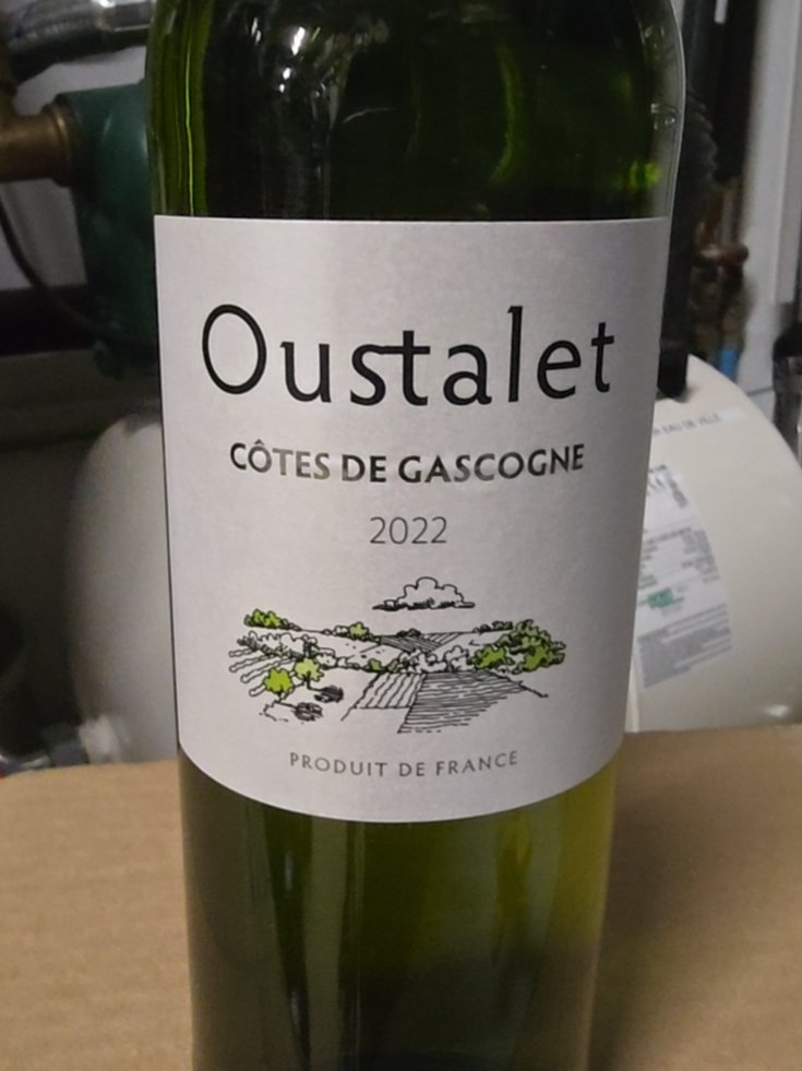 Étiquette de Oustalet, Vignobles Roux