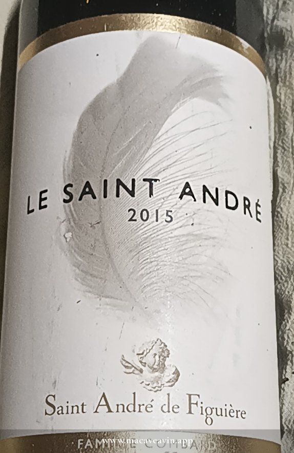 Étiquette de Le Saint André Rouge, Domaine Saint André de Figuière