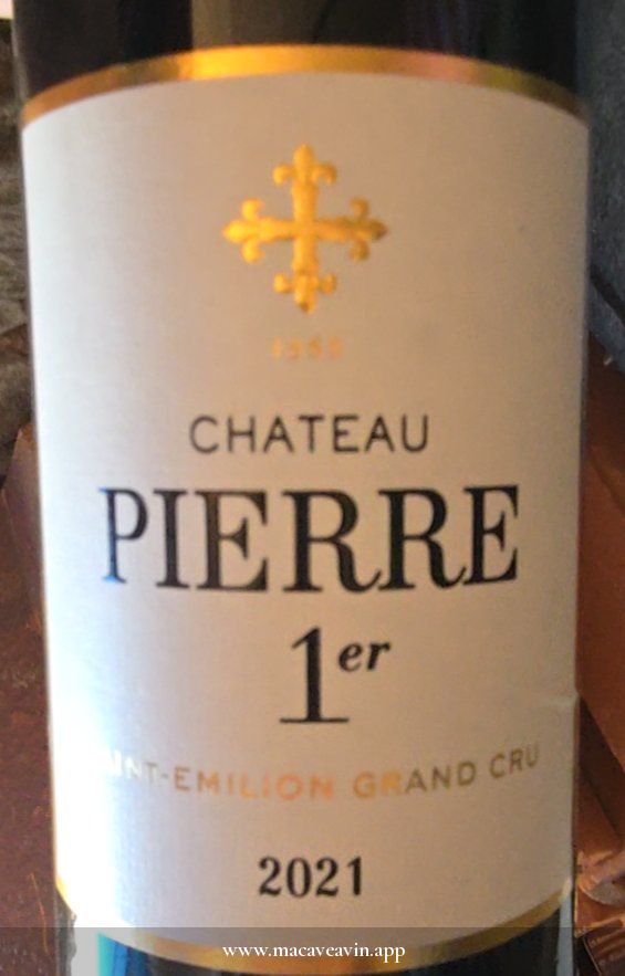 Étiquette de Château Pierre 1er, Château Pierre 1er