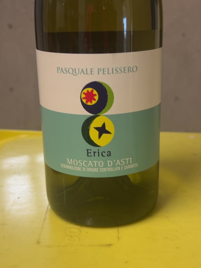 Étiquette de Moscato d’Asti Erica, Pasquale Pelissero