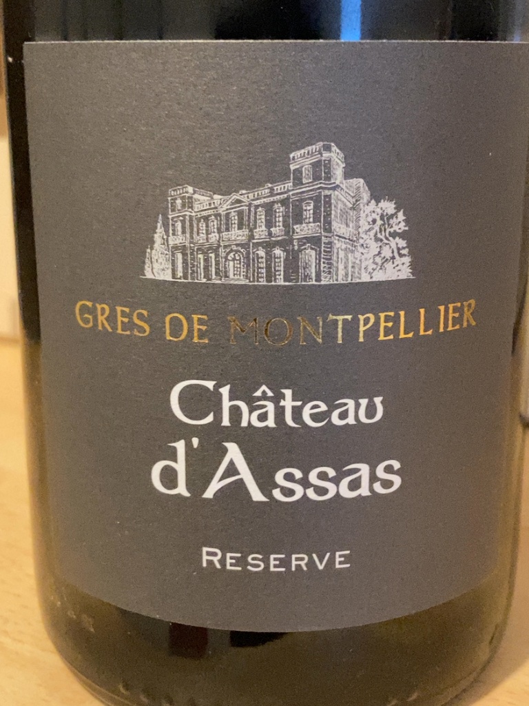 Étiquette de Château d'Assas Réserve, Château d'Assas