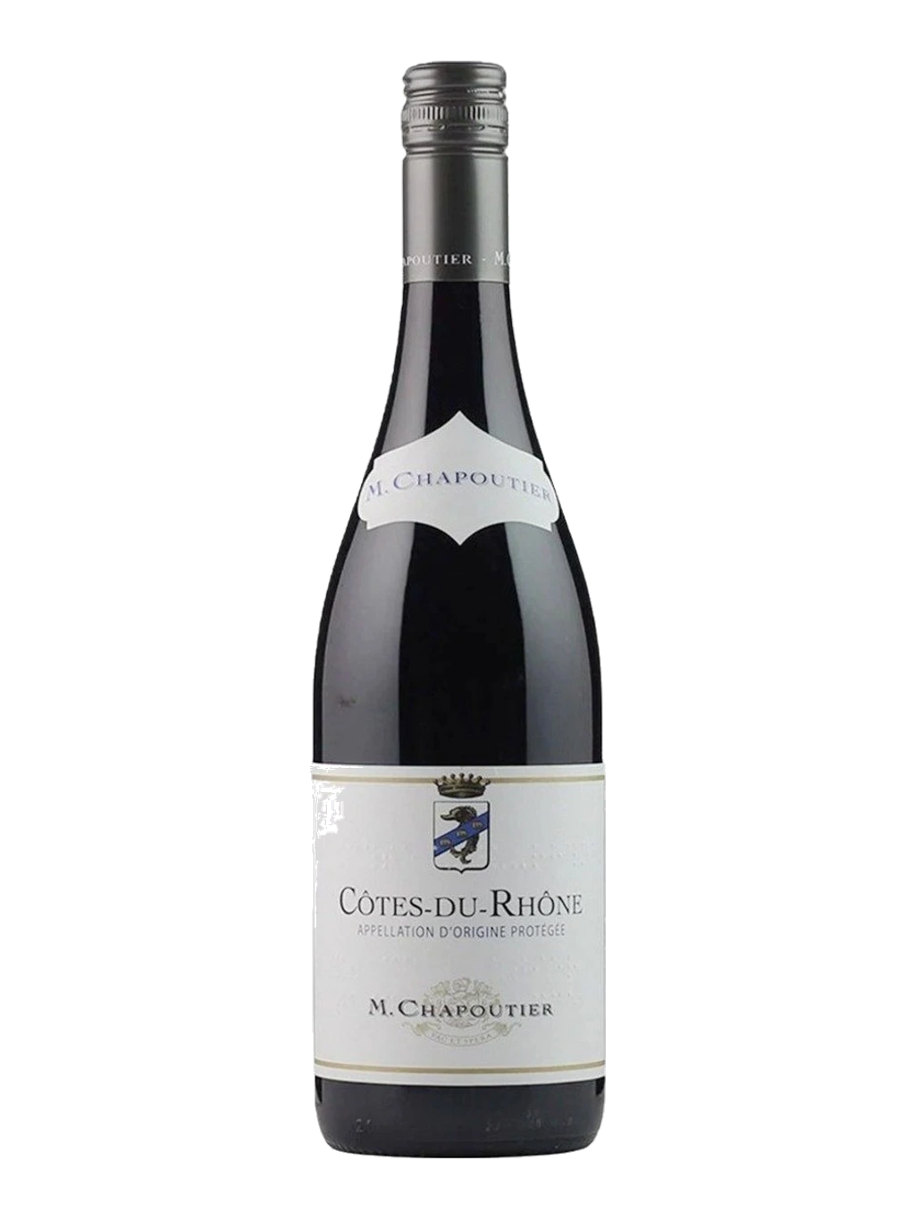 Étiquette de M. Chapoutier Côtes-du-Rhône, M. Chapoutier
