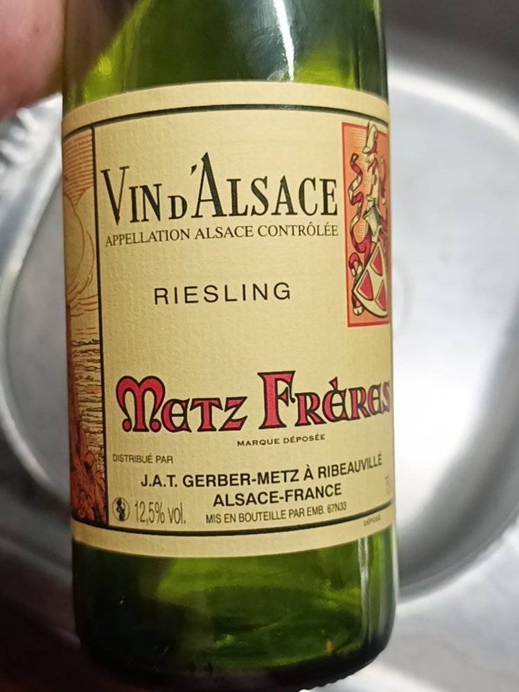 Étiquette de Riesling Collection, Cave de Ribeauvillé